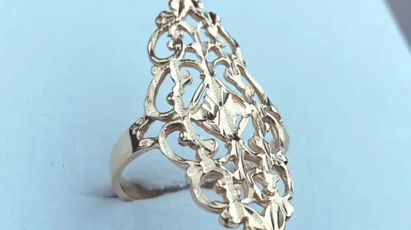 10k Gold Filigree Ring