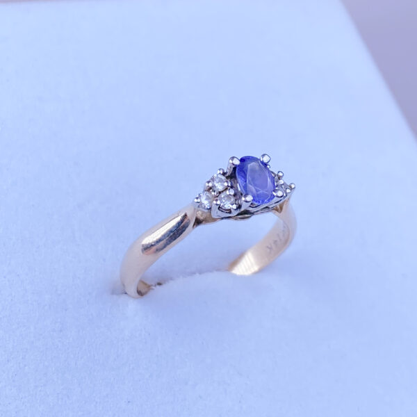 14k Gold Tanzanite Ring