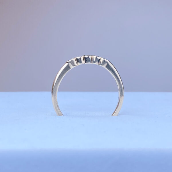 14k Diamond Bezel Set Band - Image 4