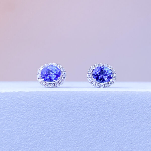 14k Tanzanite Earrings