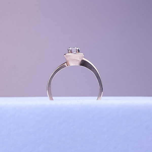 14k Diamond Wave Ring - Image 3