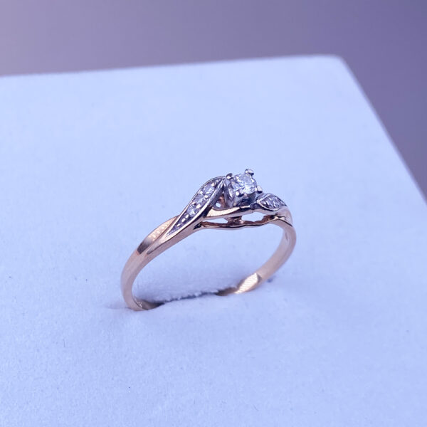 14k Diamond Engagement Ring - Image 3