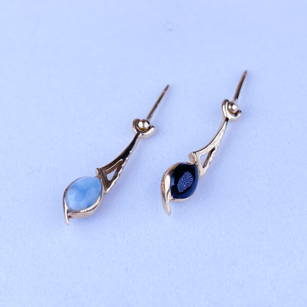 14k Reversable Earrings - Image 2