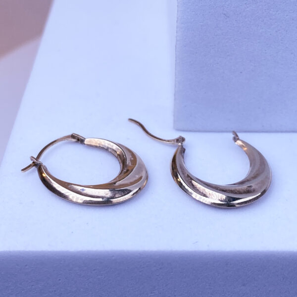 10k Oval Hoops - Image 2